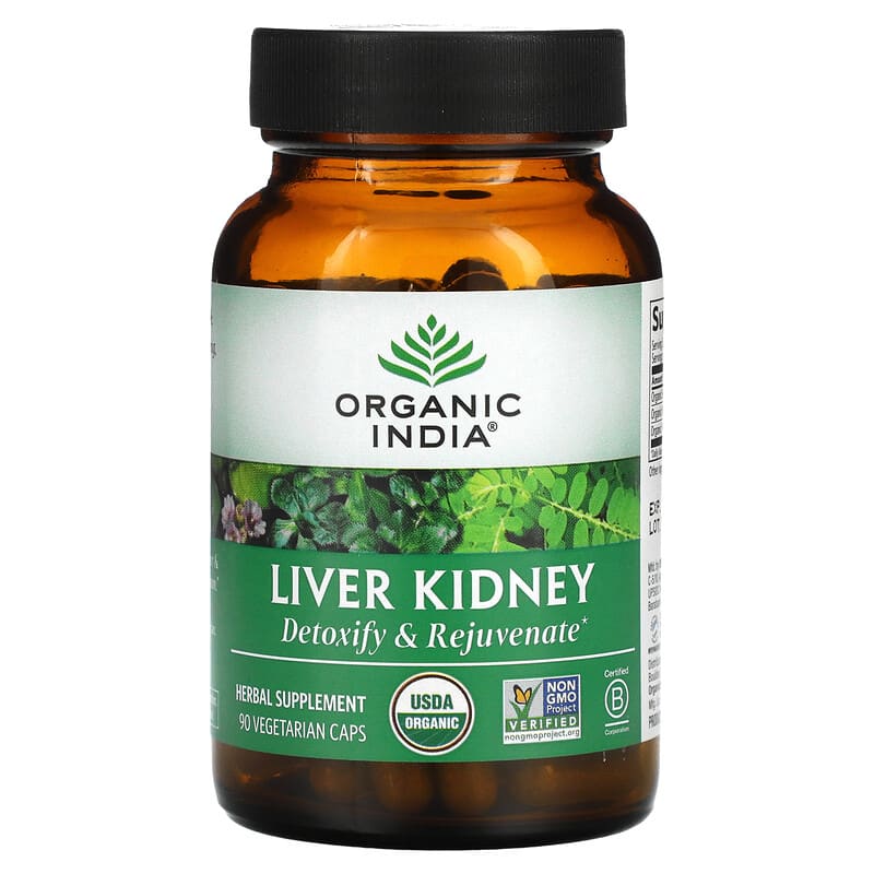 Organic India Liver Kidney 90 Vegetarian Caps 1 Organic India Liver Kidney 90 Vegetarian Caps 851469000915