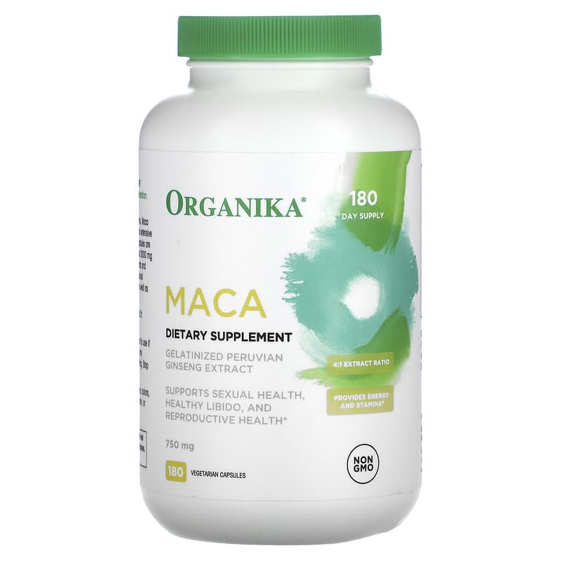 Organika MACA 750 mg 180 Vegetarian Capsules 1 Organika MACA 750 mg 180 Vegetarian Capsules 620365250607