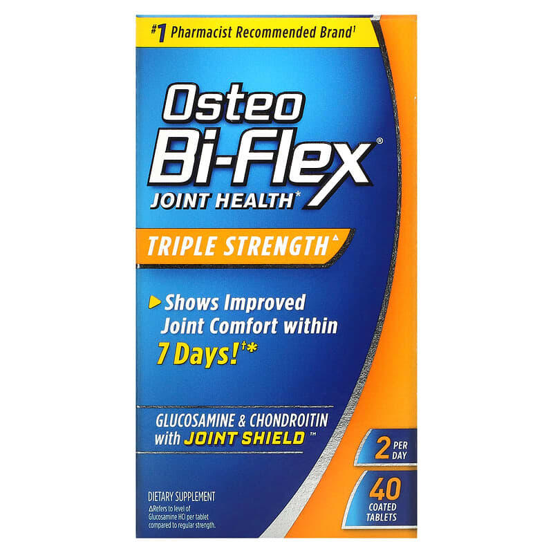 Osteo Bi-Flex Joint Health Triple Strength 40 Coated Tablets 1 Osteo Bi-Flex Joint Health Triple Strength 40 Coated Tablets 030768031206