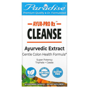 Paradise Herbs AYRU-Pro Rx Cleanse 60 Vegetarian Capsules 601944778781