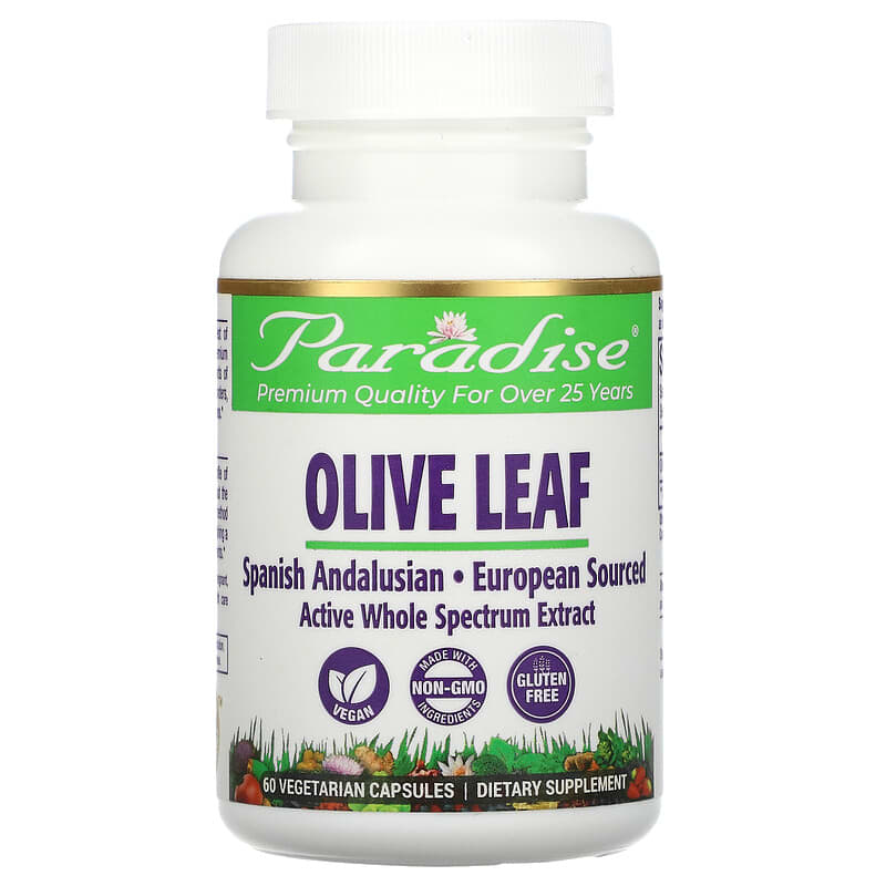 Paradise Herbs Olive Leaf 60 Vegetarian Capsules 1 Paradise Herbs Olive Leaf 60 Vegetarian Capsules 601944777340