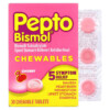 Pepto Bismol Chewables Cherry 30 Chewable Tablets 3 Pepto Bismol Chewables Cherry 30 Chewable Tablets 301490039786
