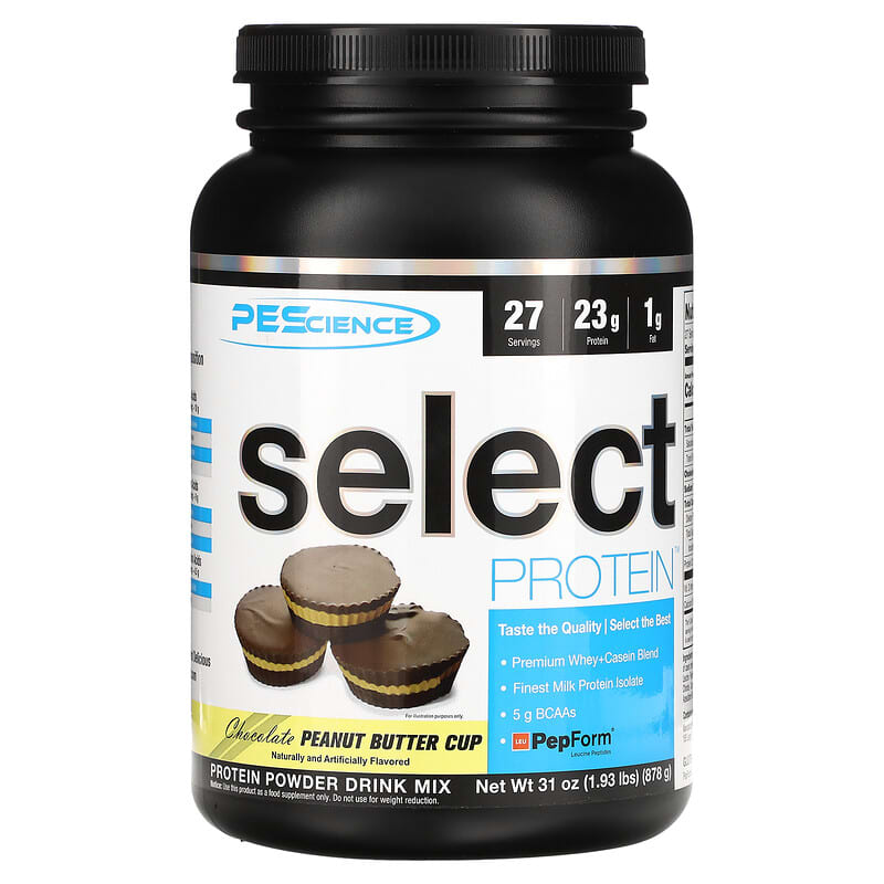 PEScience Select Protein Protein Powder Drink Mix Chocolate Peanut Butter Cup 1.93 lbs (878 g) 1 PEScience Select Protein Protein Powder Drink Mix Chocolate Peanut Butter Cup 1.93 lbs (878 g) 040232199127