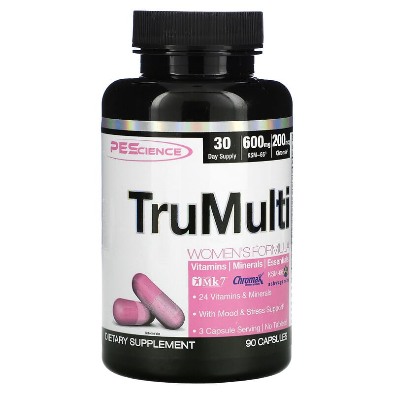 PEScience TruMulti Women's Formula 90 Capsules 1 PEScience TruMulti Women's Formula 90 Capsules 040232199813