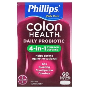 Phillips Colon Health Daily Probiotic 60 Capsules 312843541207