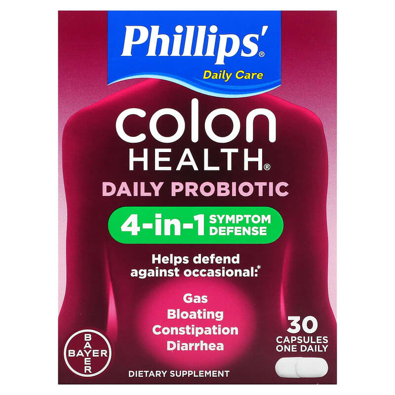 Phillips Colon Health Daily Probiotic Supplement 30 Capsules 1 Phillips Colon Health Daily Probiotic Supplement 30 Capsules 312843534308