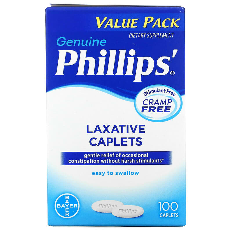 Phillips Laxative Caplets 100 Caplets 1 Phillips Laxative Caplets 100 Caplets 312843526754
