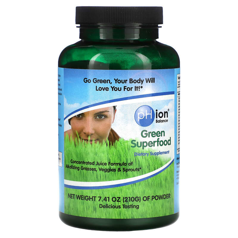 pHion Balance Green Superfood Powder 7.41 oz (210 g) 1 pHion Balance Green Superfood Powder 7.41 oz (210 g) 813986010129