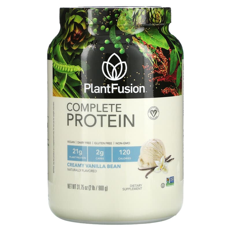 PlantFusion Complete Protein Creamy Vanilla Bean 2 lb (900 g) 1 PlantFusion Complete Protein Creamy Vanilla Bean 2 lb (900 g) 890985001952