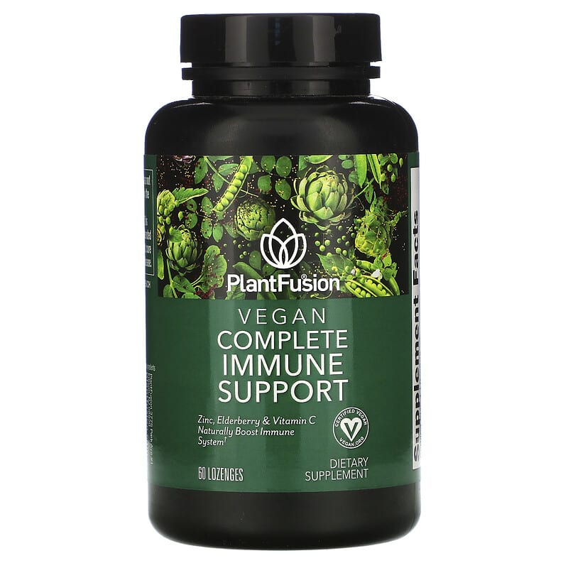PlantFusion Vegan Complete Immune Support 60 Lozenges 1 PlantFusion Vegan Complete Immune Support 60 Lozenges 840052400560