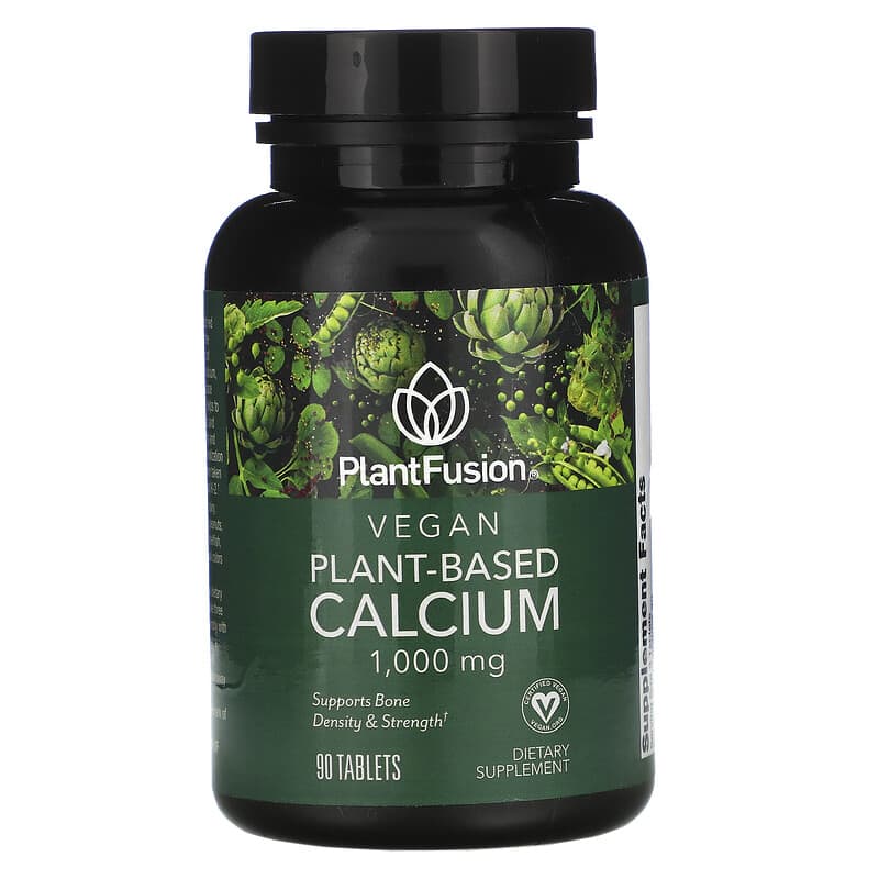 PlantFusion Vegan Planet-Based Calcium 333 mg 90 Tablets 1 PlantFusion Vegan Planet-Based Calcium 333 mg 90 Tablets 840052400119