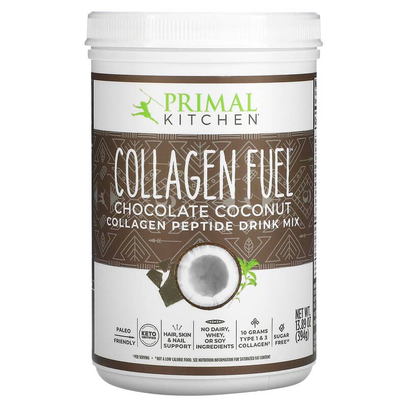 Primal Kitchen Collagen Fuel Chocolate Coconut 13.89 oz (394 g) 1 Primal Kitchen Collagen Fuel Chocolate Coconut 13.89 oz (394 g) 856769006124