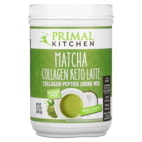 Primal Kitchen Collagen Keto Latte Matcha 9.33 oz (264.6 g) 850004639306
