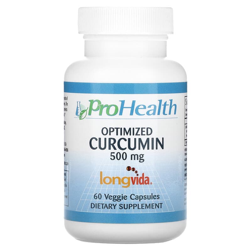 ProHealth Longevity Optimized Curcumin 500 mg 60 Veggie Capsules 1 ProHealth Longevity Optimized Curcumin 500 mg 60 Veggie Capsules 850023410412