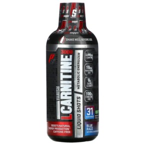 ProSupps L-Carnitine 3000 Blue Razz 16 fl oz (473 ml) 783956105868