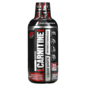 ProSupps L-Carnitine 3000 Liquid Shots Dragonfruit 3.000 mg 16 fl oz (473 ml) 818253029729