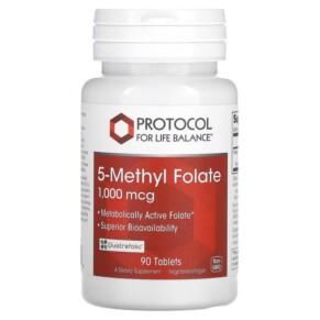 Protocol for Life Balance 5-Methyl Folate 1.000 mcg 90 Tablets 707359104914