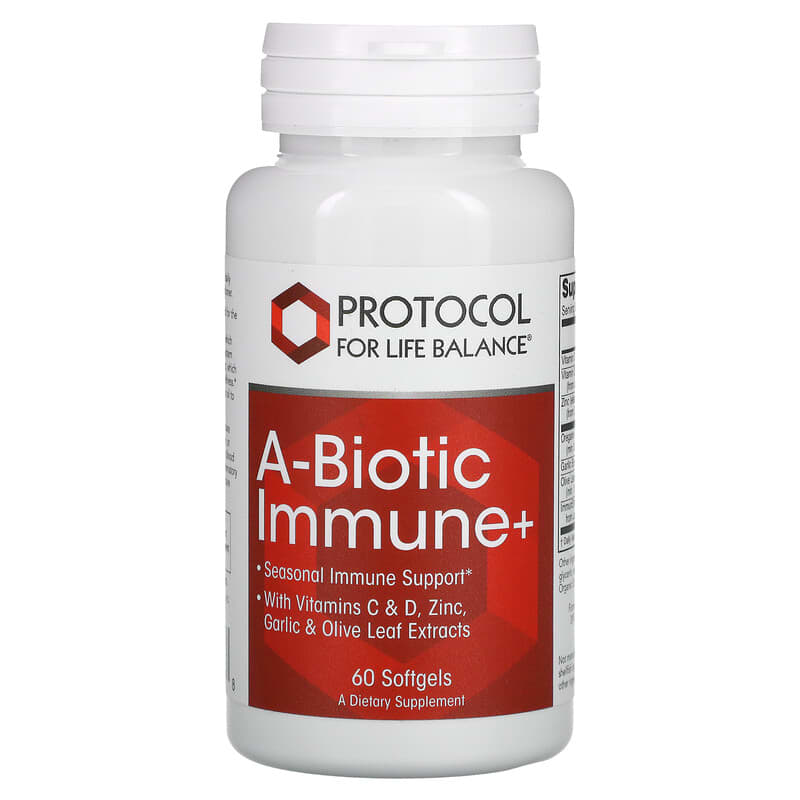 Protocol for Life Balance A-Biotic Immune+ 60 Softgels 1 Protocol for Life Balance A-Biotic Immune+ 60 Softgels 707359118188
