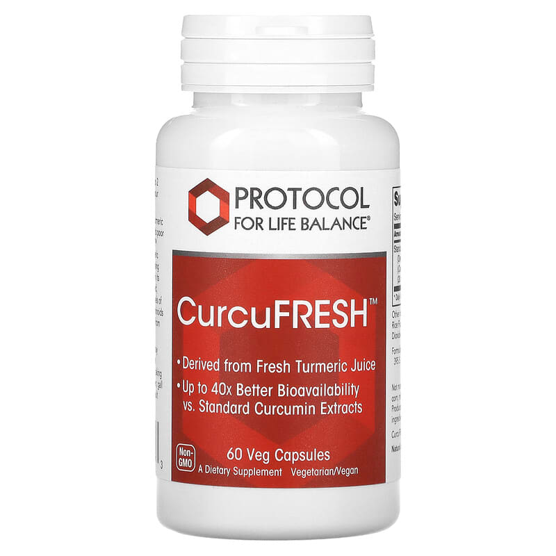 Protocol for Life Balance CurcuFRESH 60 Veg Capsules 1 Protocol for Life Balance CurcuFRESH 60 Veg Capsules 707359149373