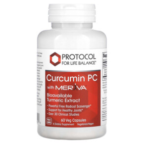 Protocol for Life Balance Curcumin PC With Meriva 60 Veg Capsules 707359146426