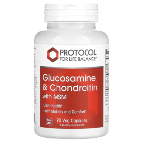 Protocol for Life Balance Glucosamine & Chondroitin with MSM 90 Veg Capsules 707359131705