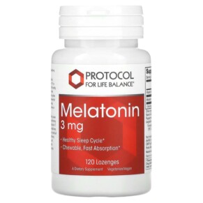Protocol for Life Balance Melatonin 3 mg 120 Lozenges 707359132580