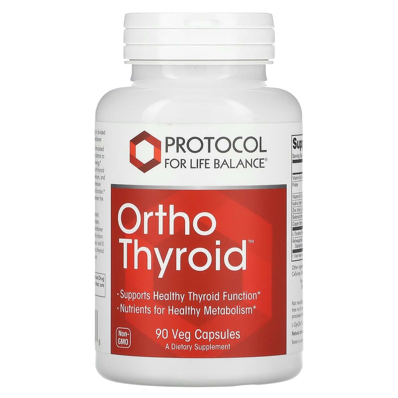 Protocol for Life Balance Ortho Thyroid 90 Veg Capsules 1 Protocol for Life Balance Ortho Thyroid 90 Veg Capsules 707359133686