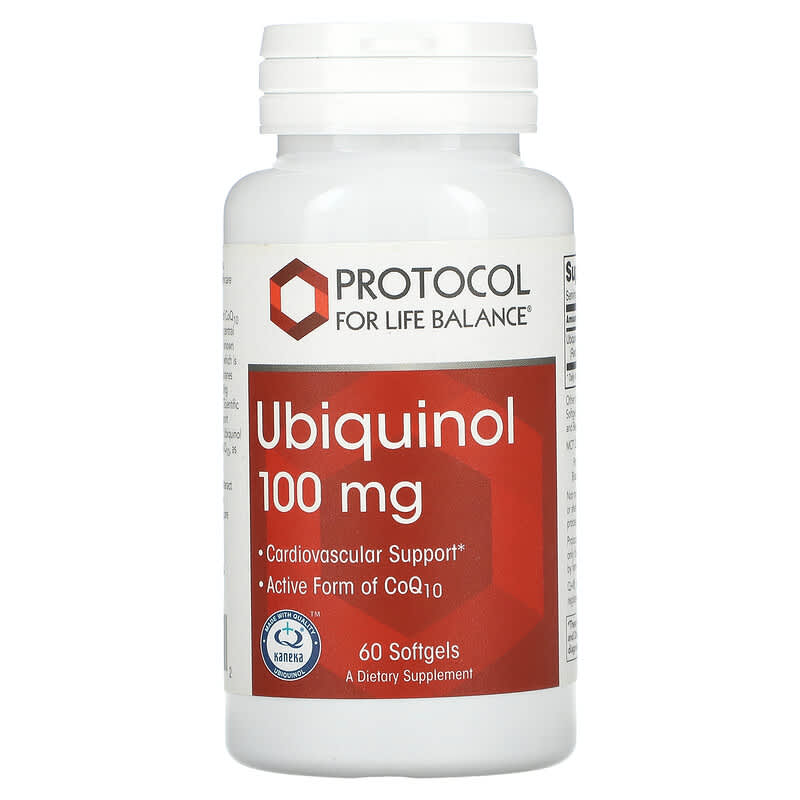 Protocol for Life Balance Ubiquinol 100 mg 60 Softgels 1 Protocol for Life Balance Ubiquinol 100 mg 60 Softgels 707359131422