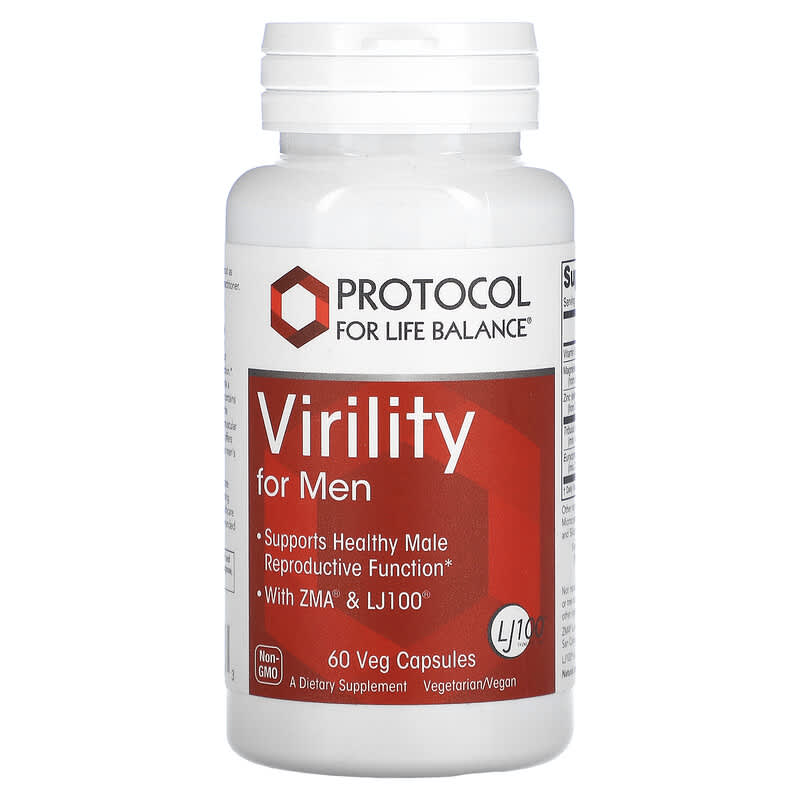 Protocol for Life Balance Virility For Men 60 Veg Capsules 1 Protocol for Life Balance Virility For Men 60 Veg Capsules 707359121683