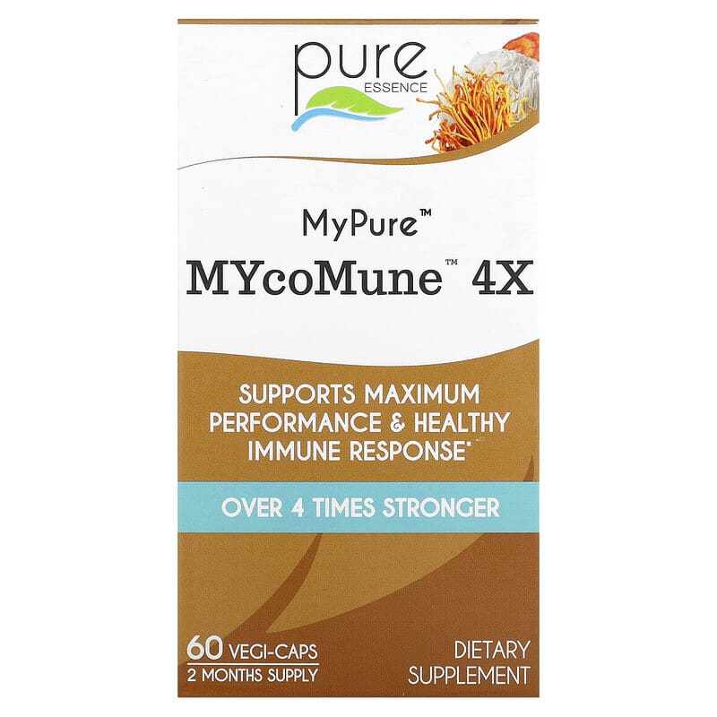 Pure Essence MyPure MYcoMune 4X 60 Vegi-Caps 1 Pure Essence MyPure MYcoMune 4X 60 Vegi-Caps 659670923029