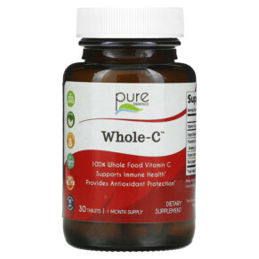Pure Essence Whole C 30 Tablets 659670090011