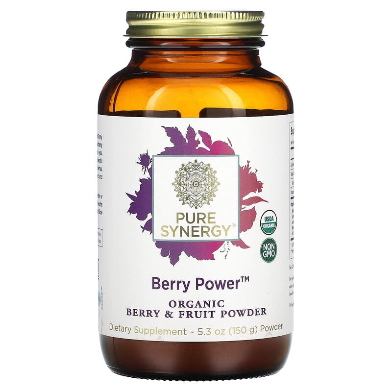 Pure Synergy Organic Berry & Fruit Powder Berry Power 5.3 oz (150 g) 1 Pure Synergy Organic Berry & Fruit Powder Berry Power 5.3 oz (150 g) 852971004767