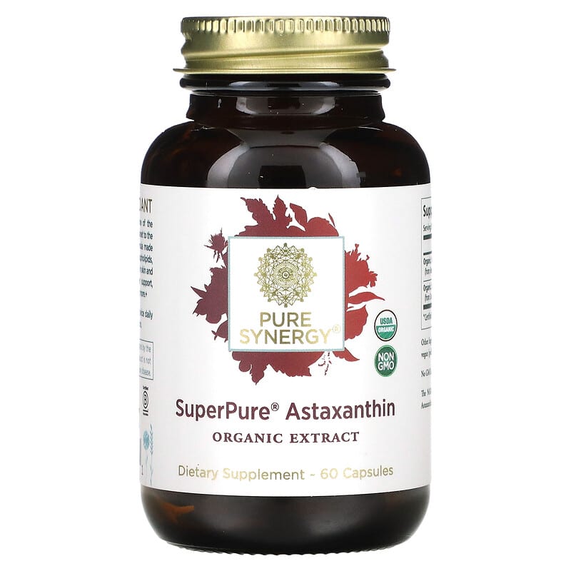 Pure Synergy SuperPure Astaxanthin 60 Capsules 1 Pure Synergy SuperPure Astaxanthin 60 Capsules 852971004781