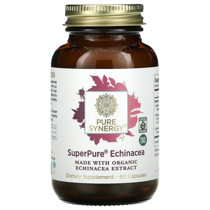 Pure Synergy SuperPure Echinacea 60 Capsules 1 Pure Synergy SuperPure Echinacea 60 Capsules 852971004750