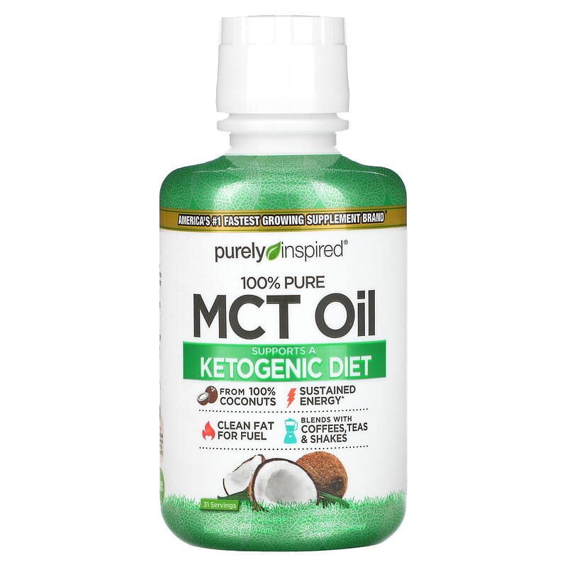 Purely Inspired 100% Pure MCT Oil 16 fl oz (475 ml) 1 Purely Inspired 100% Pure MCT Oil 16 fl oz (475 ml) 631656801170