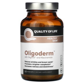 Quality of Life Labs Oligoderm with Oligonol and Niacinamide 60 VegiCaps 812259003646