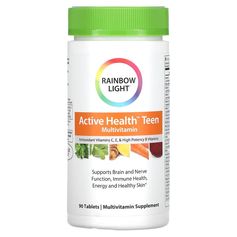 Rainbow Light Active Health Teen 90 Tablets 1 Rainbow Light Active Health Teen 90 Tablets 021888112029