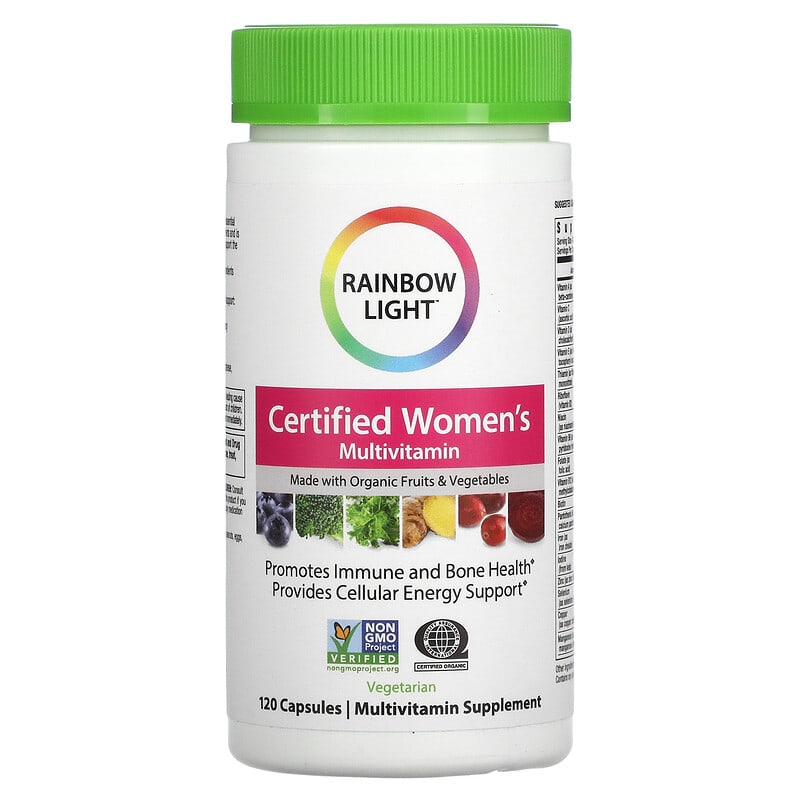 Rainbow Light Certified Women's Multivitamin 120 viên 1 Rainbow Light Certified Women's Multivitamin 120 Capsules 021888800018