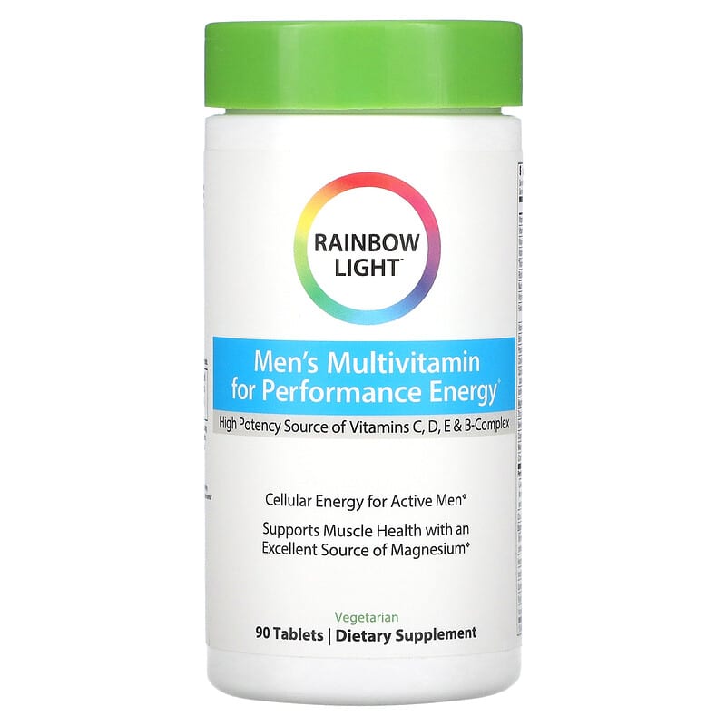 Rainbow Light Performance Energy for Men High Potency Multivitamin 90 viên 1 Rainbow Light Men's Multivitamin for Performance Energy 90 Tablets 021888106936