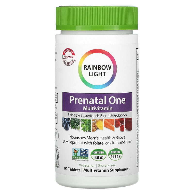 Rainbow Light Prenatal One Multivitamin 90 Tablets 1 Rainbow Light Prenatal One Multivitamin 90 Tablets 021888109722