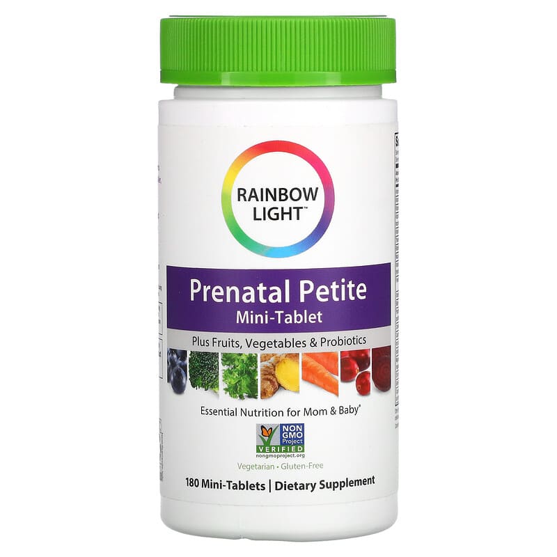 Rainbow Light Prenatal Petite 180 Mini-Tablets 1 Rainbow Light Prenatal Petite 180 Mini-Tablets 021888201839