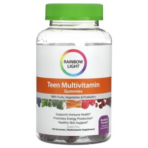 Rainbow Light Teen's Multivitamin Blueberry 120 Gummies 021888201525