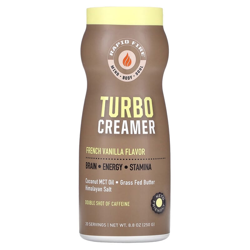 RAPIDFIRE Turbo Creamer French Vanilla Flavor 8.8 oz (250 g) 1 RAPIDFIRE Turbo Creamer French Vanilla 8.8 oz (250 g) 035046106201