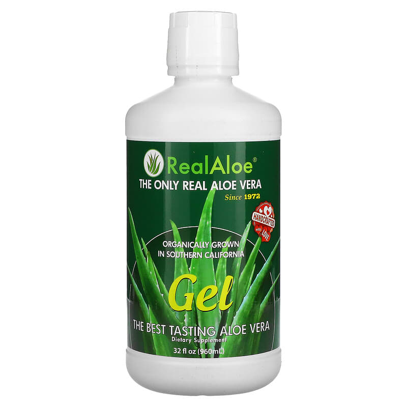 Real Aloe Inc. Aloe Vera Gel 32 fl oz (960 ml) 1 Real Aloe Inc. Aloe Vera Gel 32 fl oz (960 ml) 038435100323