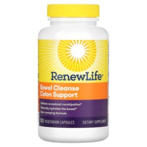 Renew Life Bowel Cleanse Colon Support 150 Vegetarian Capsules 631257535467
