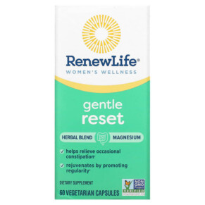 Renew Life Women's Wellness Gentle Reset 60 Vegetarian Capsules 631257122339