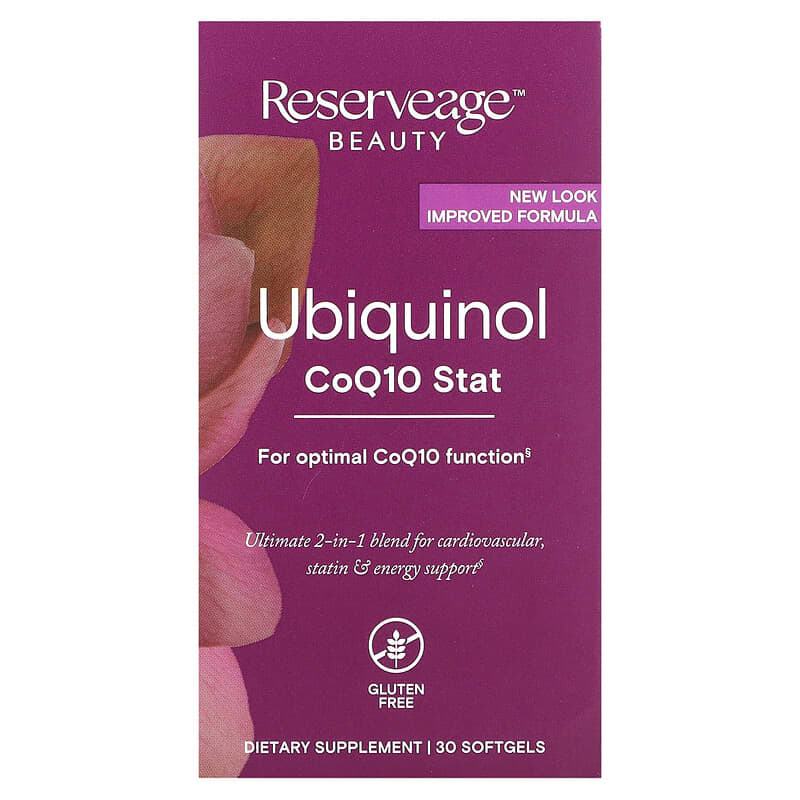 Reserveage Nutrition Ubiquinol Coq10 Stat 30 Softgels 1 Reserveage Nutrition Ubiquinol Coq10 Stat 30 Softgels 835552001904