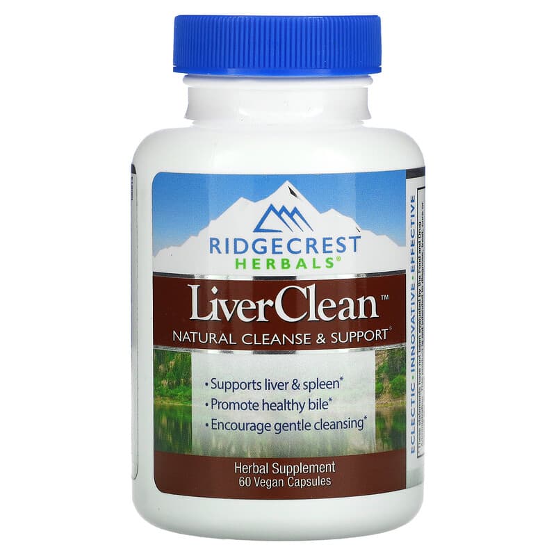 RidgeCrest Herbals LiverClean 60 Vegan Capsules 1 RidgeCrest Herbals LiverClean 60 Vegan Capsules 355724001728