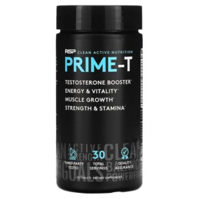 RSP Nutrition Prime-T Testosterone Booster 120 Tablets 854446006535