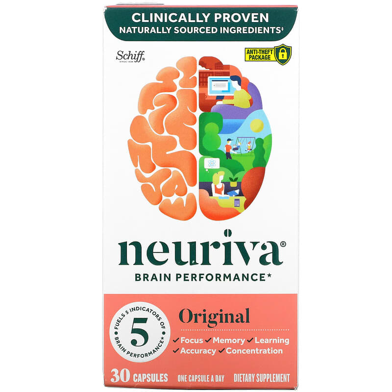 Schiff Neuriva Brain Performance Original 30 Capsules 1 Schiff Neuriva Brain Performance Original 30 Capsules 647865995470